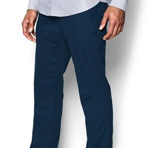 New Men's Under Armour Performance Tapered Leg Chino (1261609-408)